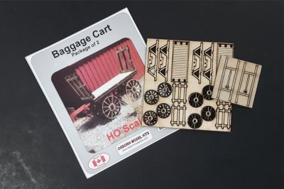 Osborn Model Kits 1084 - HO Baggage Cart - Kit