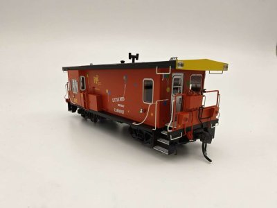 Otter Valley Railroad 57023 - PSC Transfer Van - PSTR #602 "Birthday Caboose" - note model will n...