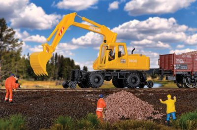Walthers SceneMaster 11014 - HO Hi-Rail Excavator - Kit