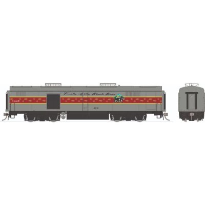 Rapido 1136007 - HO PB HEP Heater Car w/ Blomberg Trucks: Algoma Central: #78