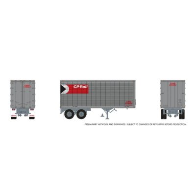 Rapido 1146014 - HO 26' Can-Car Trailer: CP Rail: #268322