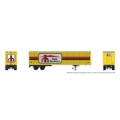 Rapido 1146052 - HO 45' Trailmobile Dry Van Trailer: Home Hardware: #T95