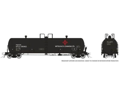 Rapido 135016-1 - HO Procor 20,000 Gallon General Purpose Tank Car - Mitsui & Co Canada - UTLX / ...