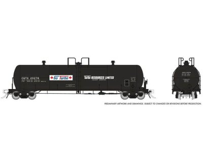 Rapido 135021-3 - HO Procor 20,000 Gallon General Purpose Tank Car - Turbo Resources - CGTX / Era...
