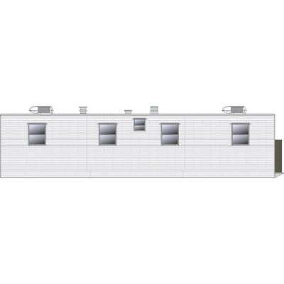Rapido 138201 - HO Office Trailer: Painted, unlettered