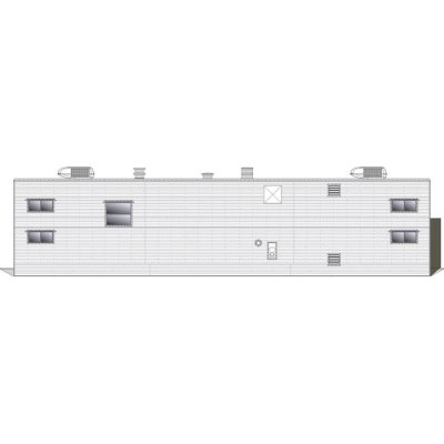 Rapido 138204 - HO Sleeper Trailer: Painted, unlettered