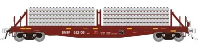 Rapido 138302 - HO F30D 50Ft Tie Car - Burlington Northern Santa Fe (BNSF MOW) (6pkg)