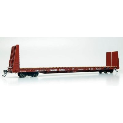 Rapido 147004-3 - HO Marine Industries Bulkhead Flatcar: CNIS - Mineral Brown: Single Car #621012