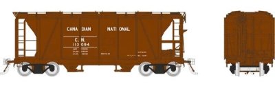 Rapido 149008-3 - HO Enterprise 2-Bay Covered Hopper - Canadian National (CNR Delivery) #113086