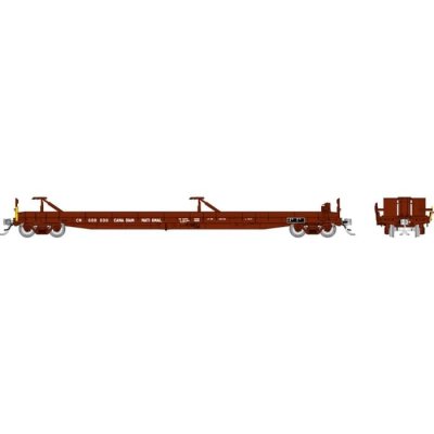 Rapido 151001-6 - HO Vancouver Iron Works Piggyback Flatcar: Canadian National #688067
