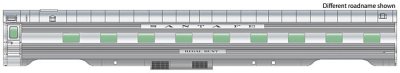 Walthers Proto 15253 - 85Ft RTR P-S Regal Series 4-4-2 Sleeper - Santa Fe (Regal Lark) #66