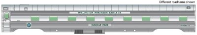 Walthers Proto 16255 - HO 85ft Pullman-Standard Regal Series 4-4-2 Sleeper -Lighted- BNSF #65 -Ra...