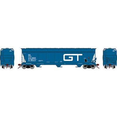 Athearn Genesis G15845 - HO ACF 4600 3-Bay Centerflow Hopper - Grand Trunk #138129