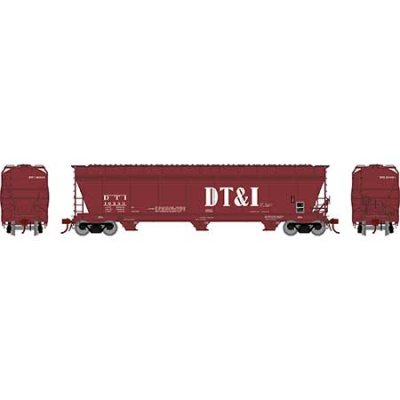 Athearn Genesis G15855 - HO ACF 4600 3-Bay Centerflow Hopper - DT&I/Brown #10333