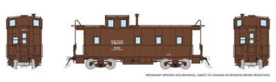 Rapido 162004 - HO SP C-40-3 Steel Cupola Caboose - Texas and New Orleans (T&NO Delivery Scheme) ...