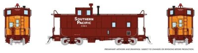 Rapido 162019 - HO SP C-40-3 Steel Cupola Caboose - Southern Pacific (Gothic Small - With Roofwal...