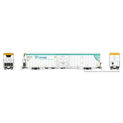 Rapido 167503 - HO Greenbrier 72ft IL 7780 Reefer - Sound - Lineage (Shield Scheme) - 6 Pack
