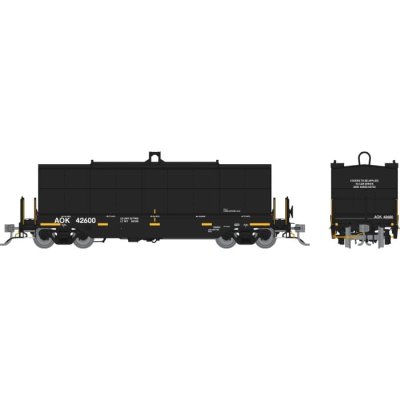 Rapido 168001-6 - HO Greenbrier Coil Car - Arkansas & Oklahoma (AOK / Black 2023+) #42678