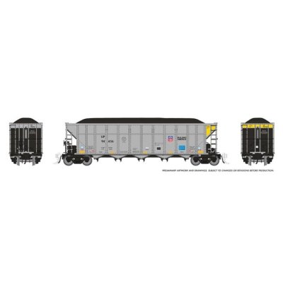 Rapido 169061 - HO AutoFlood III Coal Hopper: UP - Building America: 6-Pack #1