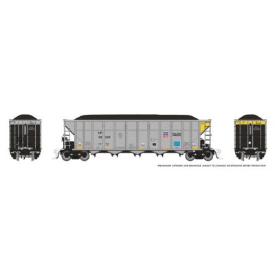 Rapido 169062 - HO AutoFlood III Coal Hopper: UP - Building America: 6-Pack #2