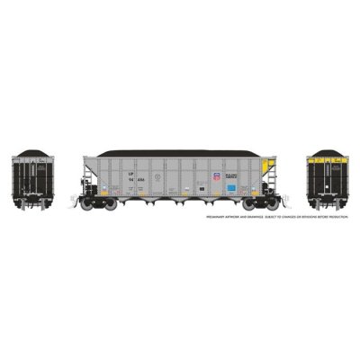 Rapido 169063 - HO AutoFlood III Coal Hopper: UP - Building America: 6-Pack #3