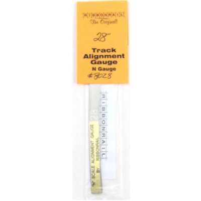 Ribbonrail 8028 - N Scale 5" Track Alignment Gauges - Curved -- 28" Radius