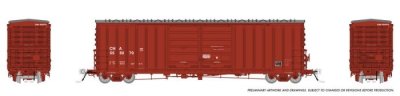 Rapido 170008-3 - HO 50Ft PCF B70 Boxcar - w/ Superior Doors - Canadian National #555016 - FINAL ...