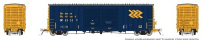 Rapido 170009-3- HO Scale PC&F B-70-69 Boxcar - Ontario Northland #2803