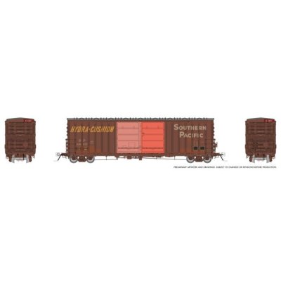 Rapido 170027 - HO Scale PC&F B-70-75 Boxcar - Southern Pacific (SP / Patch Out) #245571