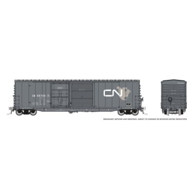Rapido 173005-1 - HO NSC 5304 Boxcar: CN - North America: #557115