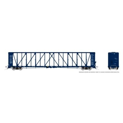 Rapido 562013-3 - N Scale - New Run - NSC Centerbeam Flatcar: Ontario Northland - Blue: #4128