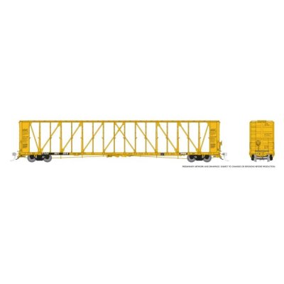 Rapido 562014-2 - N Scale - New Run - NSC Centerbeam Flatcar: Trailer Train (TTZX) - Early, Ribbe...