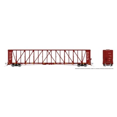 Rapido 174017-2 - HO Scale - New Run - NSC Centerbeam Flatcar: Wisconsin Central - Red: #37138