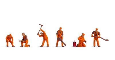 Noch 18012 HO Railway Construction Crew (6)