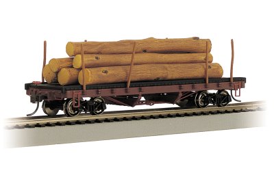 Bachmann 18849 - HO ACF 40ft Log Car - 1935-1960 Version