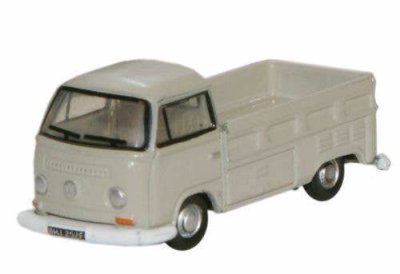 Oxford Diecast NVW002 - N Scale 1960s Volkswagen Pickup Truck - Assembled -- Light Gray