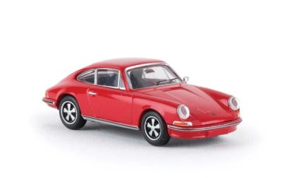 Brekina 16230 - HO 1968-1973 Porsche 911 - Carmine Red