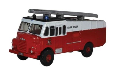 Oxford Diecast NGG002 - N Scale 1970 Bedford RLHZ Green Goddess Self-Propelled Pump - Glamorgan F...