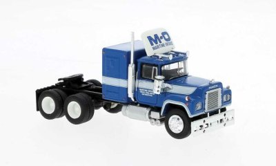 Brekina 85807 - HO 1970 RS 700 Sleeper-Cab Semi Tractor - Assembled - Maritime Ontario #1 (Blue, ...