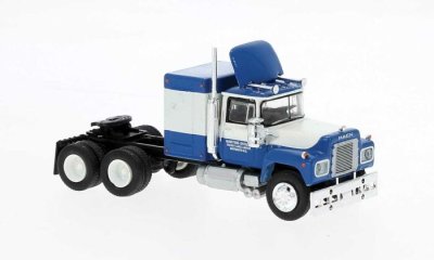 Brekina 85808 - HO 1970 RS 700 Sleeper-Cab Semi Tractor - Assembled - Maritime Ontario #2 (Blue, ...