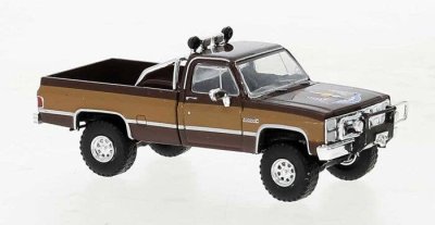 Brekina 19653 - HO Scale 1981 GMC Sierra Grande Pickup Truck - Assembled -- Colt Edition (2-Tone ...