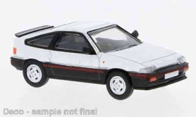 Brekina PCX870470 - HO 1983 Honda CRX - Assembled -- Black, Metallic Gray