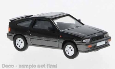 Brekina PCX870471 - HO 1983 Honda CRX - Assembled -- White, Black