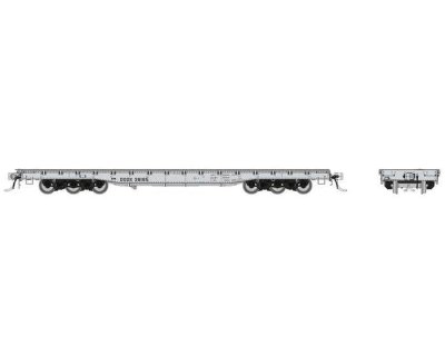 Rapido 199005-5 - HO Magor 54ft Flat Car - DODX - Navy Scheme (Era: 1975+) #38470