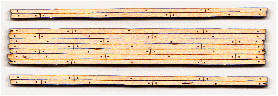 Blair Line 20 - N Scale Laser-Cut 2-Lane Wood Grade Crossing - Rough Cut (2)