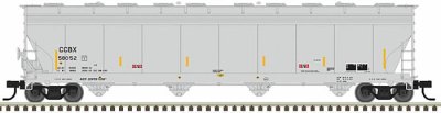 Atlas 20006744 - HO Scale ACF 5701 Centerflow Plastics Hopper - Union Carbide CCBX #58052
