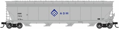 Atlas 20006750 - HO Scale ACF 5701 Centerflow Grain Hopper - ADM (Molecule) #75019