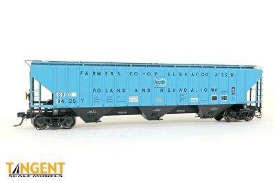 Tangent 20079-01 - HO Soo Line (SOO) “ex-Roland & Nevada IA” 1985+ PS4750 Covered Hopper #84257