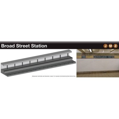 Rapido 209999 - HO Scale NYC Subway Lighted Display Platform: BMT Broad Street