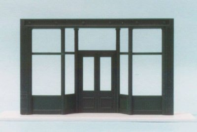 Smalltown USA 1 - HO 20' Front Store Wall -- With Recessed Entry